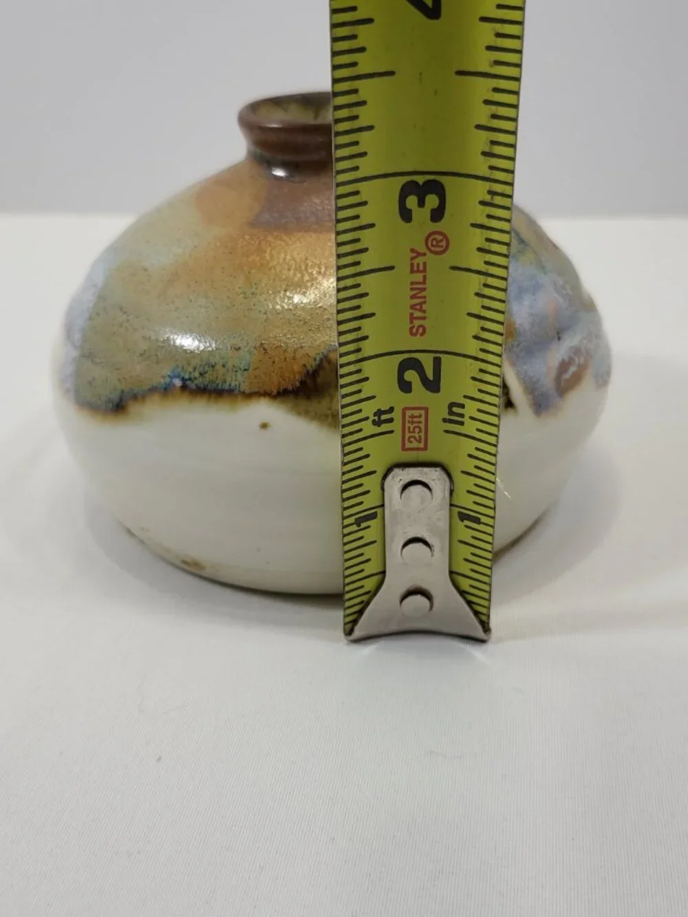 Vintage 1980s Ceramic Oil Candle with Original‎ Instructions